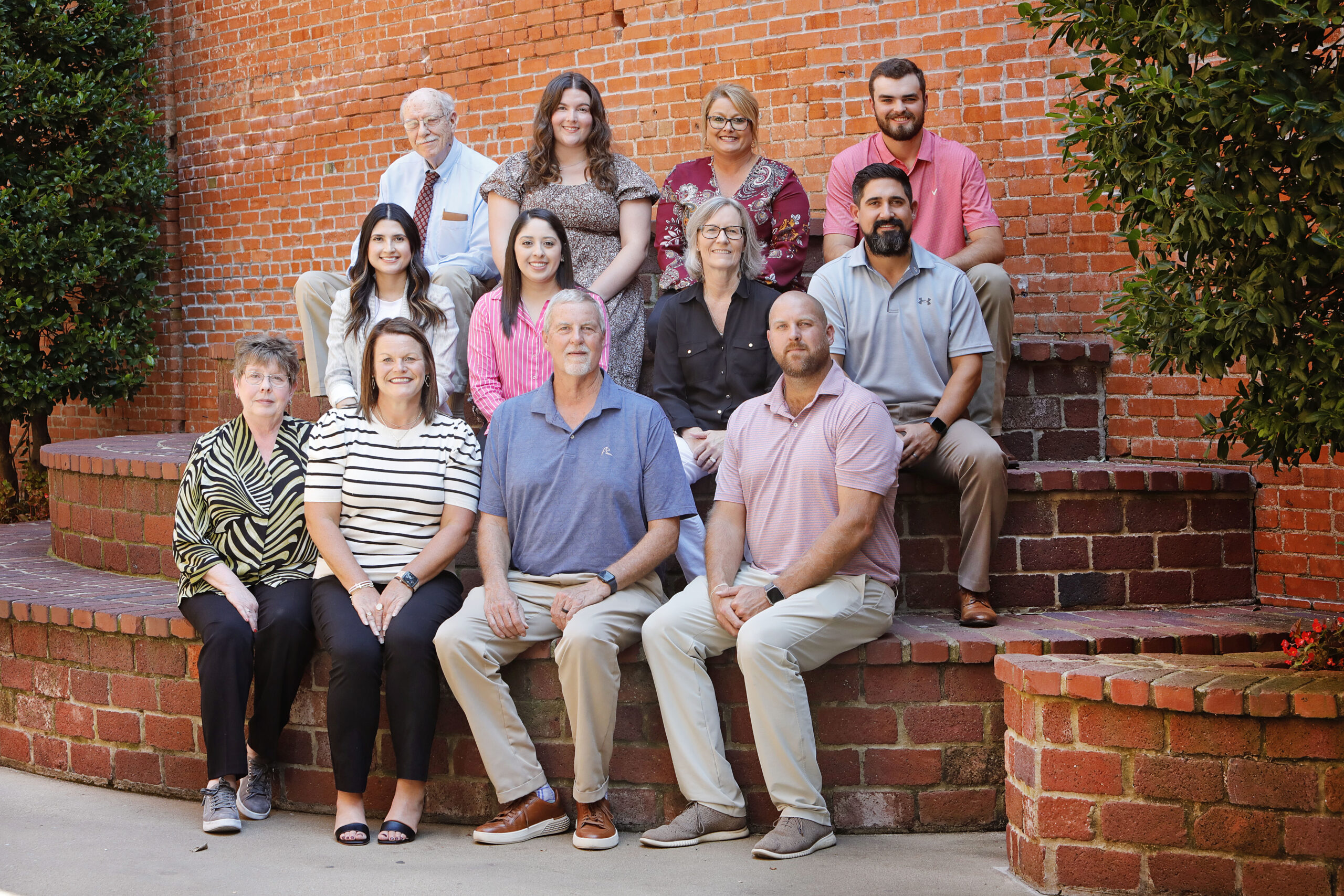 The Anderson, Marx & Bohl PC team outside their Corsicana office, the CPA firm serving businesses and families across Navarro County, TX.